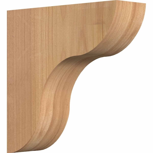 Ekena Millwork Carmel Smooth Corbel, Western Red Cedar, 3 1/2"W x 12"D x 12"H COR04X12X12CAR00SWR - main